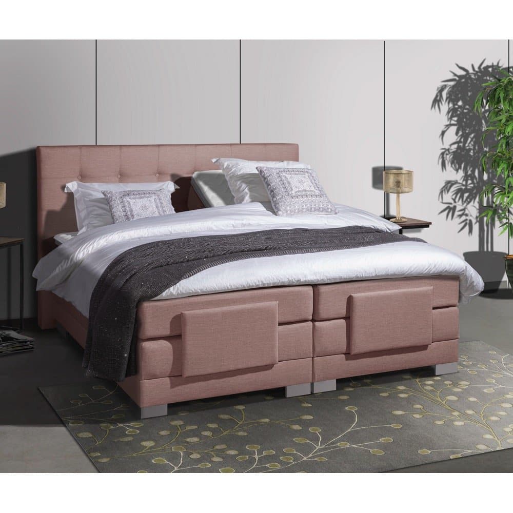 Mörgenn Elektrische Boxspring LUXA - Pocketvering - Inclusief Montage + Dekbed en Kussens