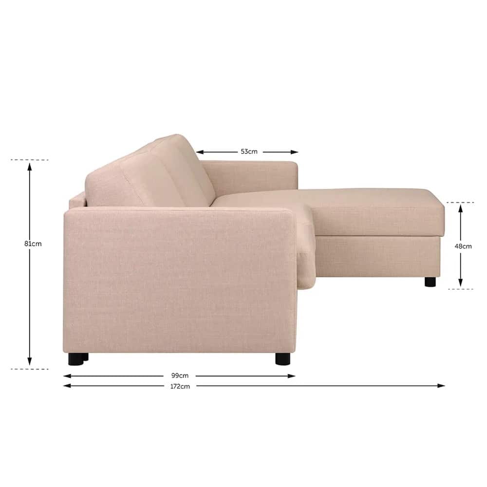 Mörgenn Slaapbank Luxury Lounge 2.0 – Met Chaise Longue en opbergruimte – 4-zits