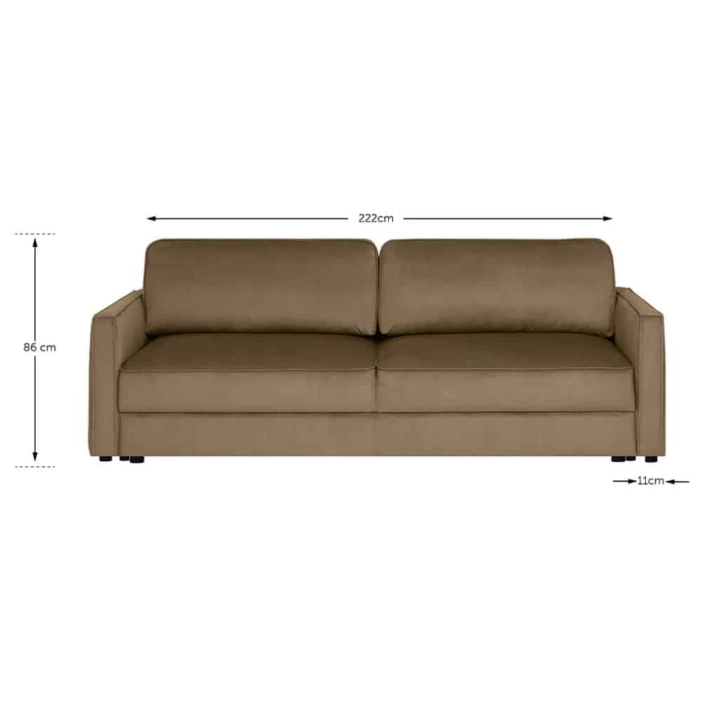 Mörgenn Slaapbank Easy Comfort - 3-zits XL - pocketvering