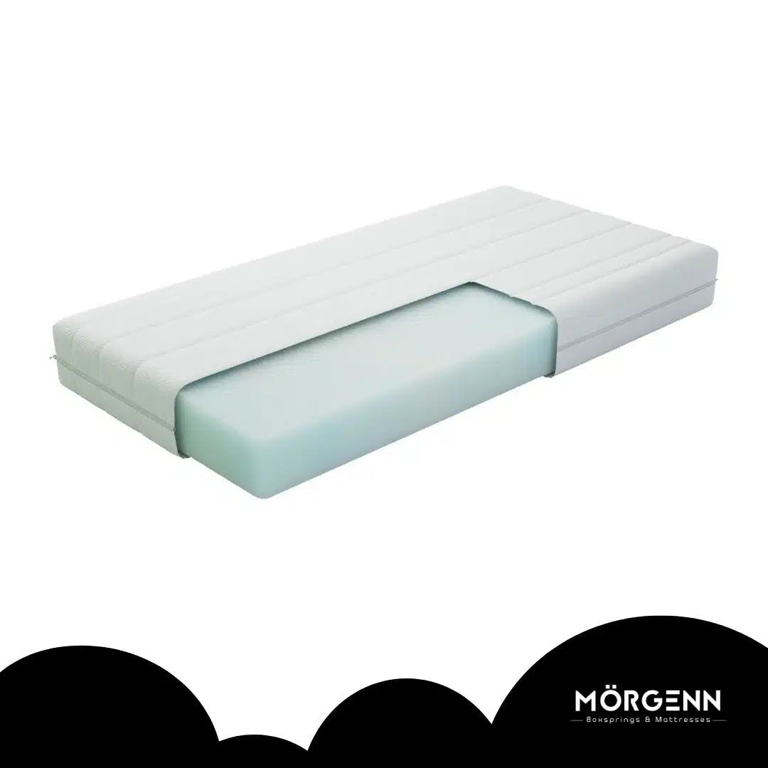 Mörgenn Matras Royale - Luxe Koudschuim Matras - Tencel tijk - Hardheid Medium/Stevig - Ca. 25 cm