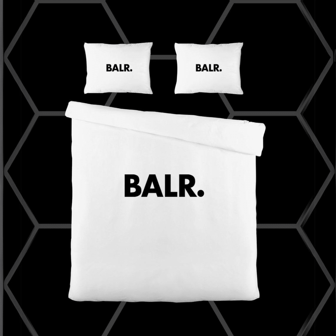 BALR Dekbedovertrek - Luxe kwaliteit - In Zwart of Wit - 3 Maten