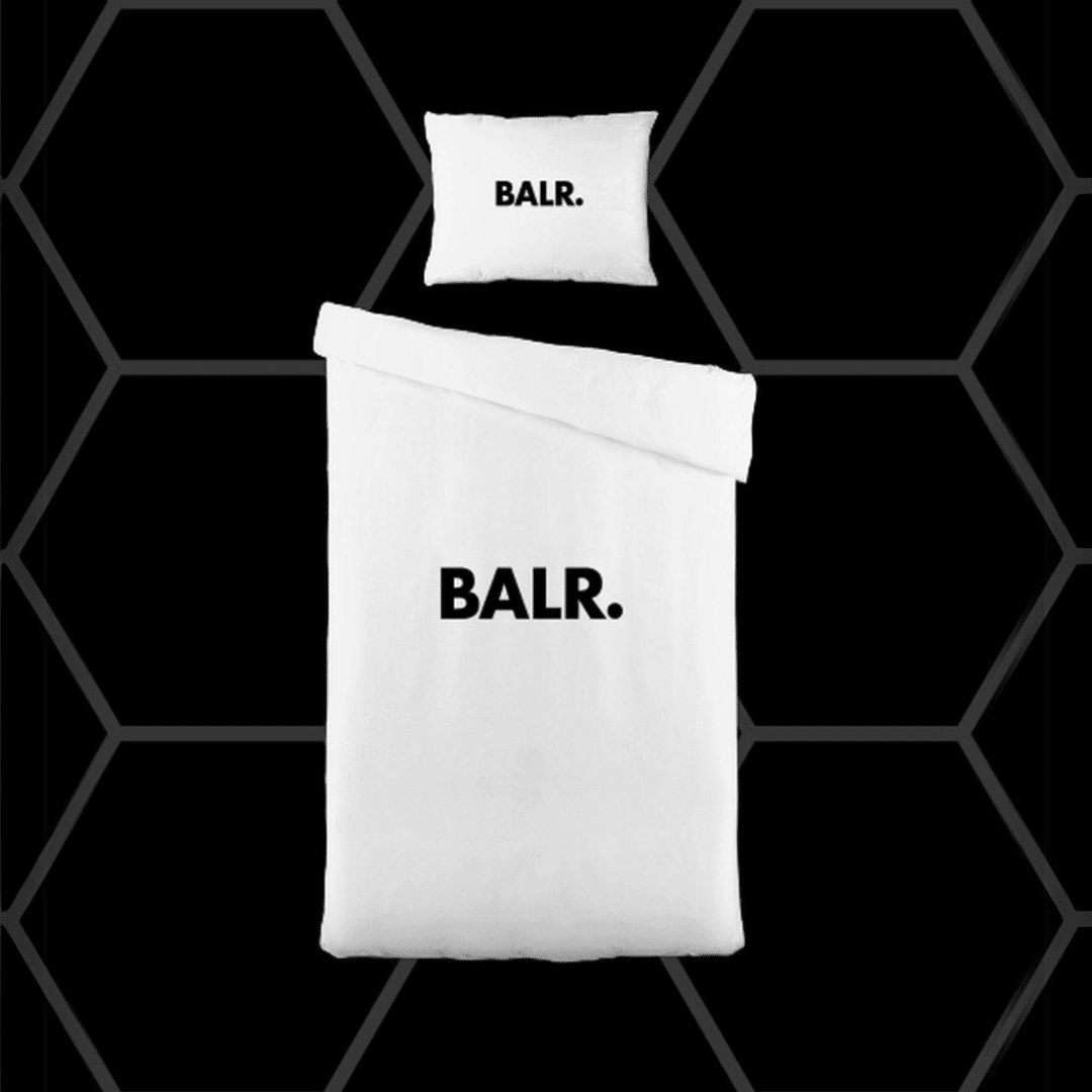 BALR Dekbedovertrek - Luxe kwaliteit - In Zwart of Wit - 3 Maten