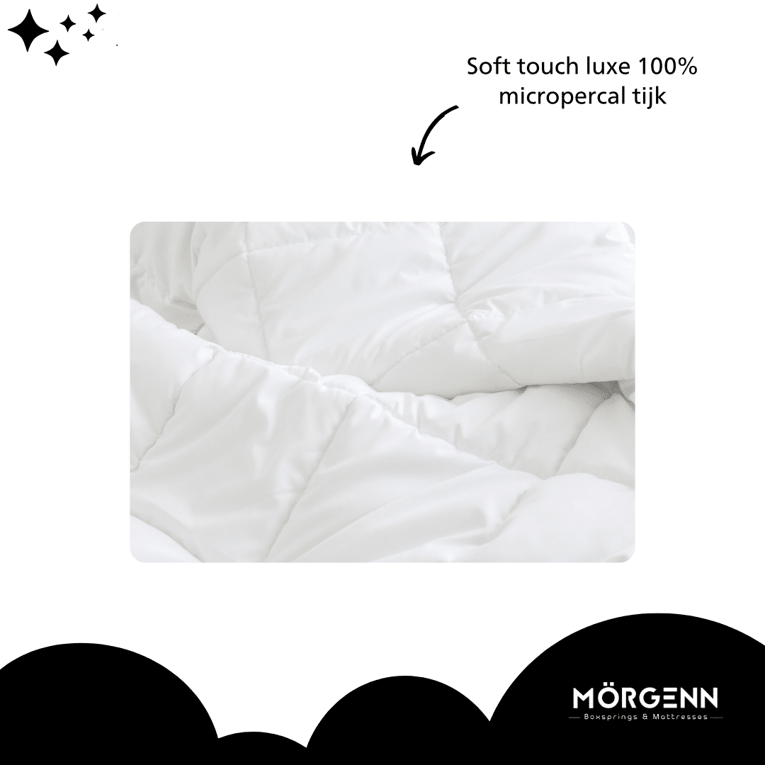 Mörgenn Luxe Hotel Dekbed The Original - Anti Allergie - Micropercale Tijk - Warmteklasse 3 - Diverse maten