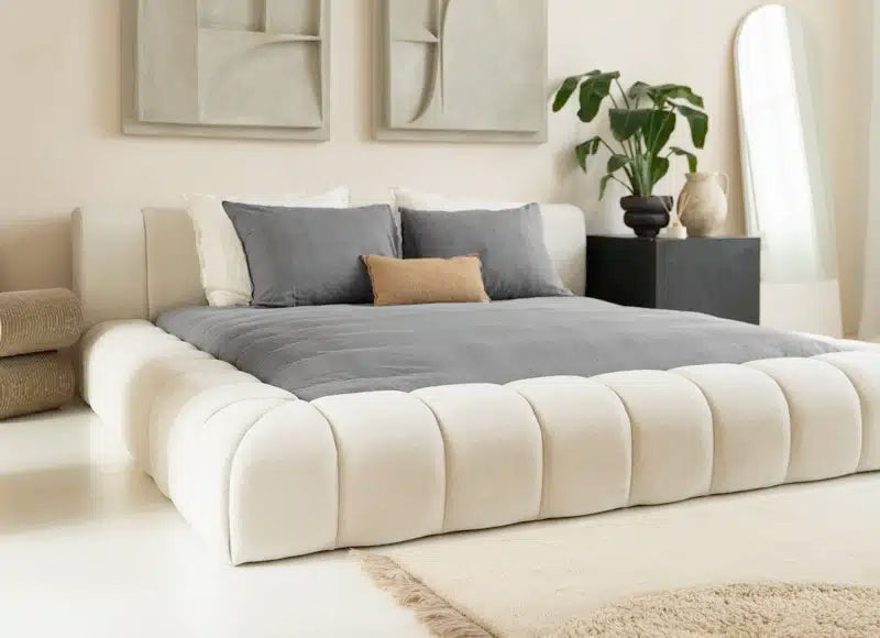 Mörgenn Bed Adore - Designbed - Luxe Matras 26cm - 4 kleuren - Inclusief Dekbed & Kussens