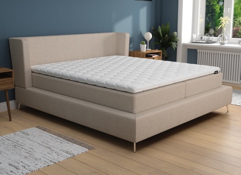 Mörgenn Luxe Boxspring Loft - Pocketvering + Koudschuim - Luxe topper - Inclusief montage