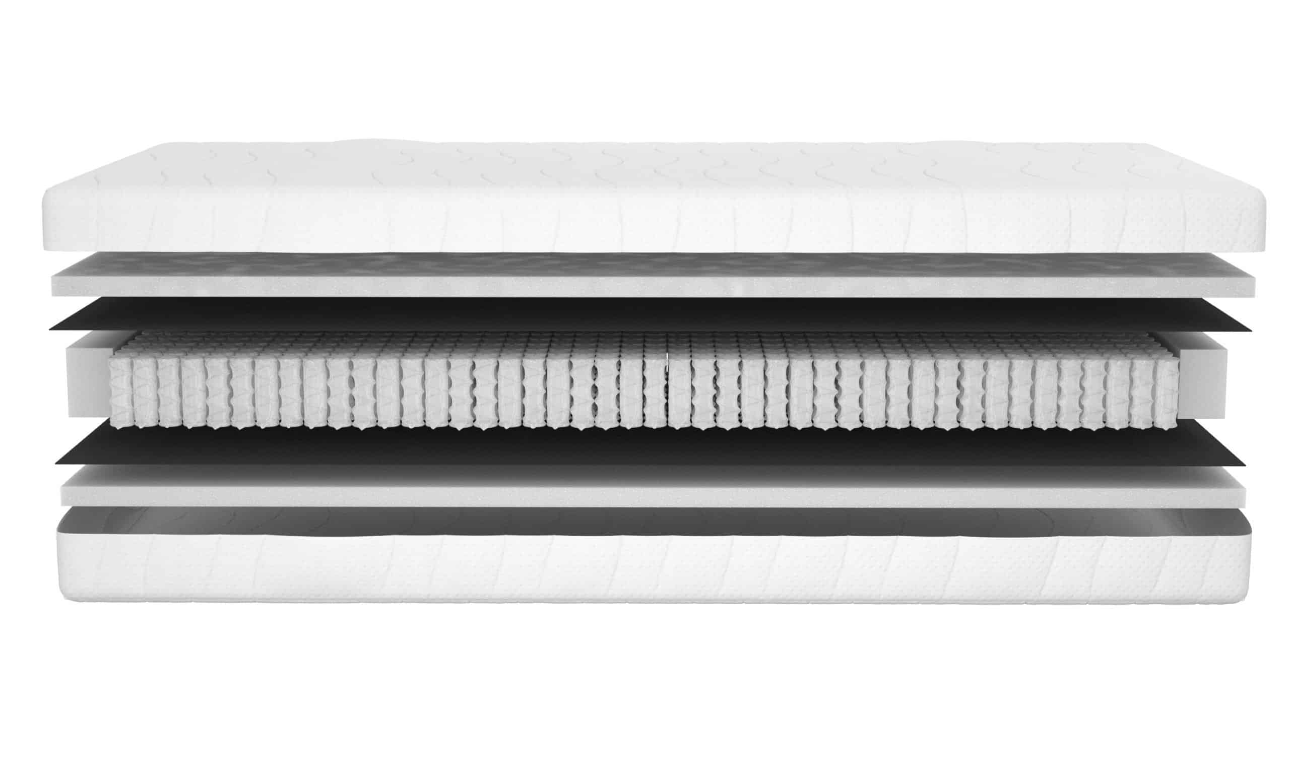 Mörgenn Cambridge Matras - Pocketvering + Hybride Schuim Matras - 3D Band - Medium Ligcomfort - 20cm dik