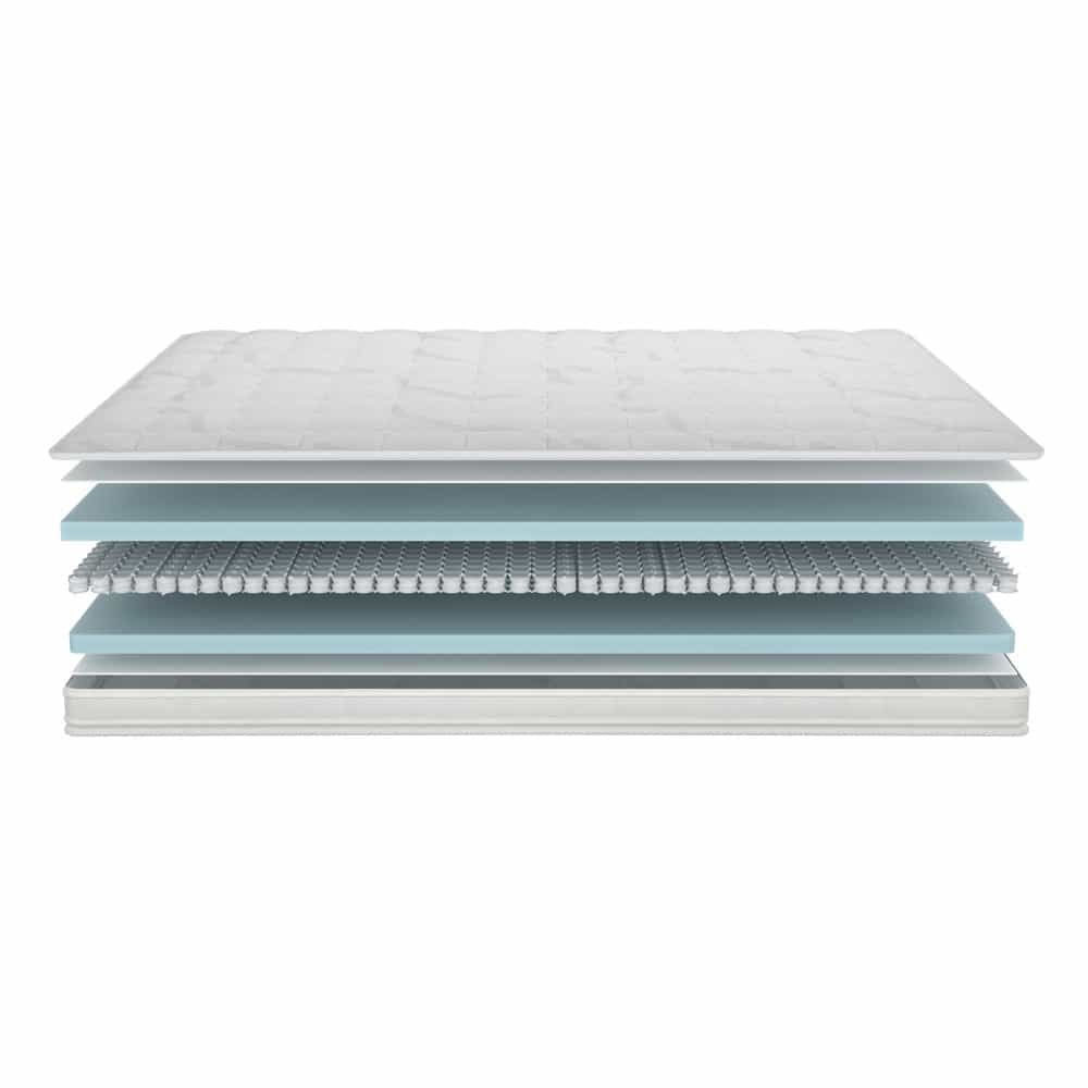 Mörgenn Luxe Microsense Topper Stevig - Micropocket Topper met Koudschuim - Firm - 12 cm dik