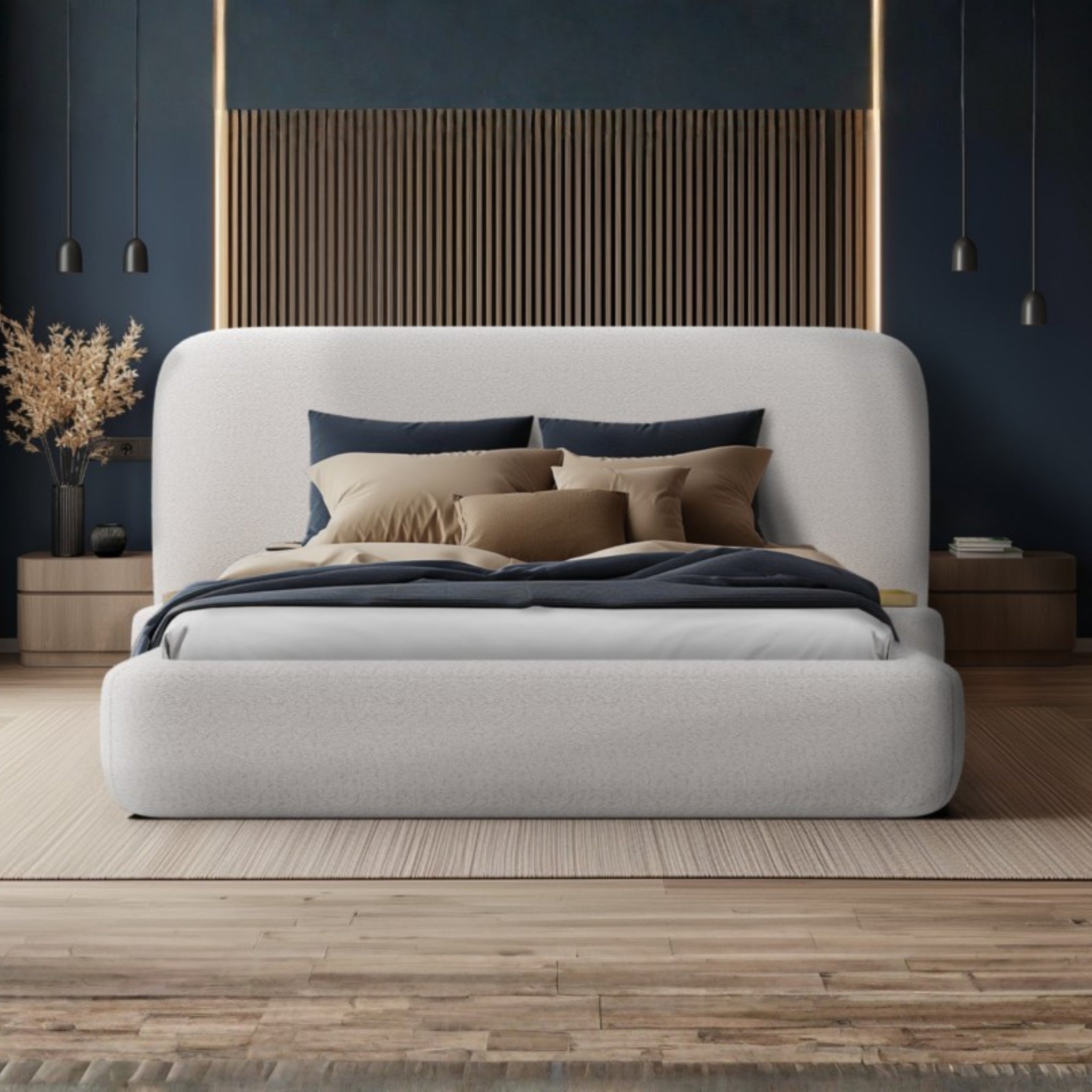 Mörgenn Bedframe Calpe - Geïntegreerde Nachtkastjes - Incl. Opbergruimte