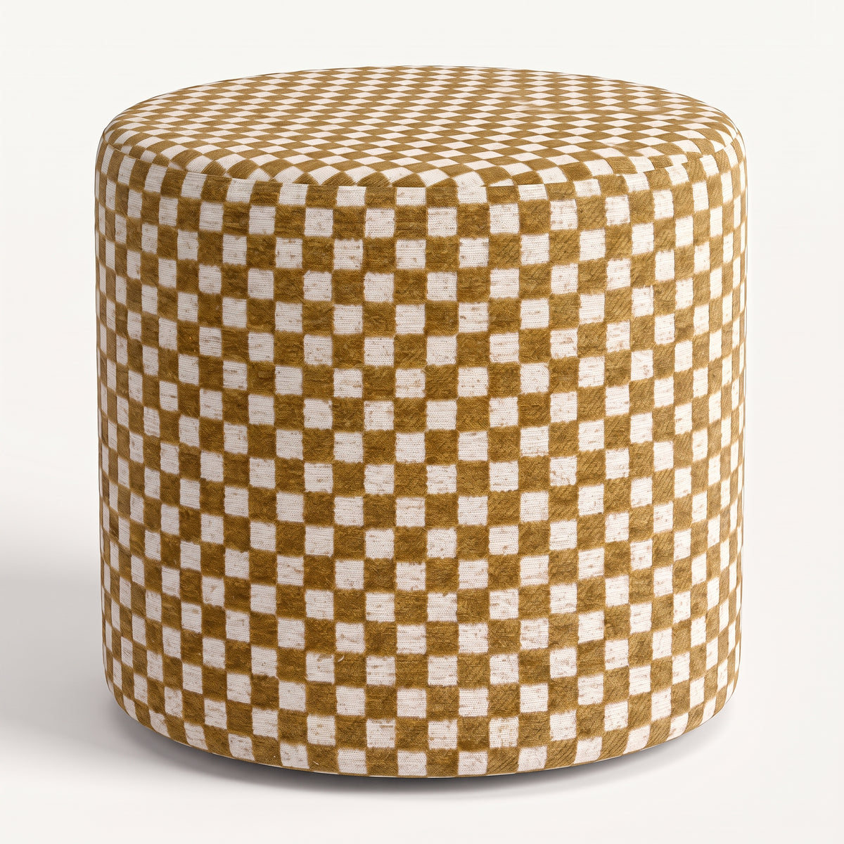Mörgenn Poef Tile Ocre - 9 maten - Handgemaakt in Nederland