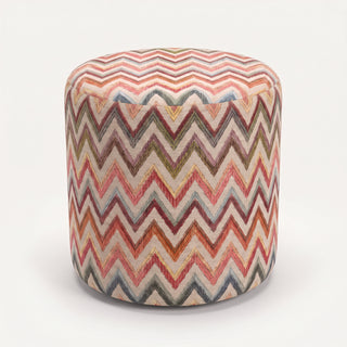 Mörgenn Poef Zigzag Coral
