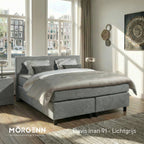 Mörgenn Boxspring Amsterdam - Pocketvering - Inclusief Dekbed en Kussens