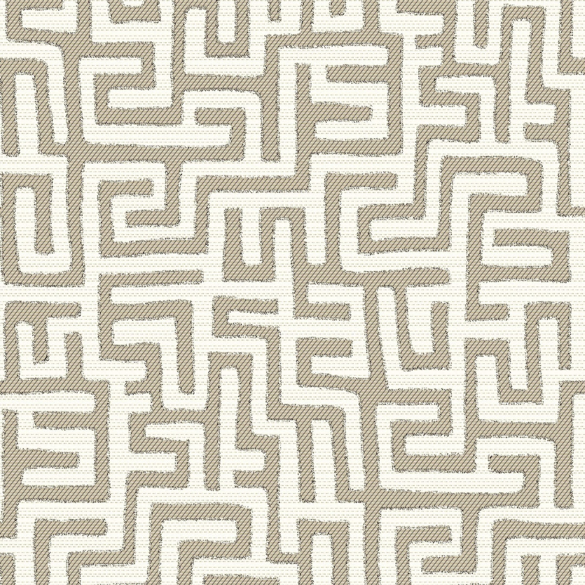 Mörgenn Poef Maze Lin Beige - 9 maten - Handgemaakt in Nederland