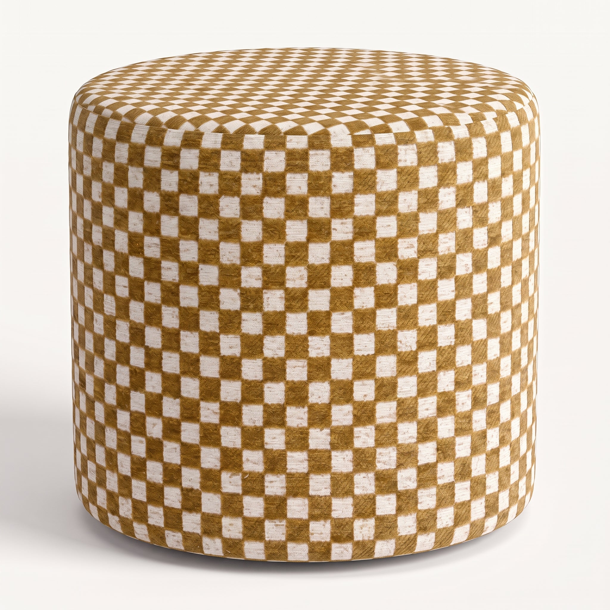 Mörgenn Poef Tile Ocre - 9 maten - Handgemaakt in Nederland