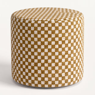 Mörgenn Poef Tile Ocre