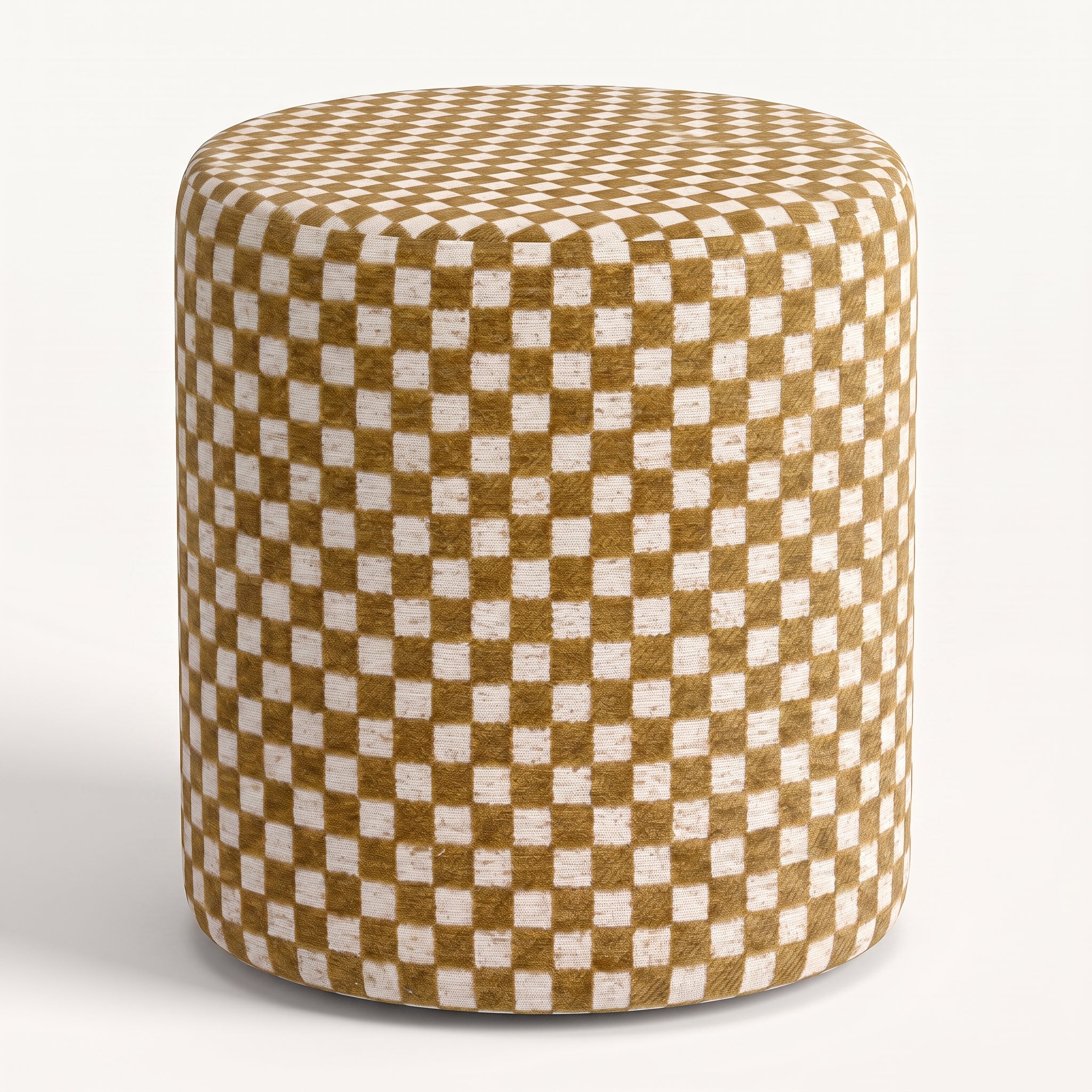 Mörgenn Poef Tile Ocre - 9 maten - Handgemaakt in Nederland