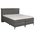 Mörgenn Boxspring LEUK - Pocketvering - Luxe Topper - Alle kleuren en maten 90x200 Koudschuim Topper ca. 9cm Antraciet - Mörgenn