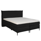 Mörgenn Boxspring LEUK - Pocketvering - Luxe Topper - Alle kleuren en maten 90x200 Koudschuim Topper ca. 9cm Zwart - Mörgenn