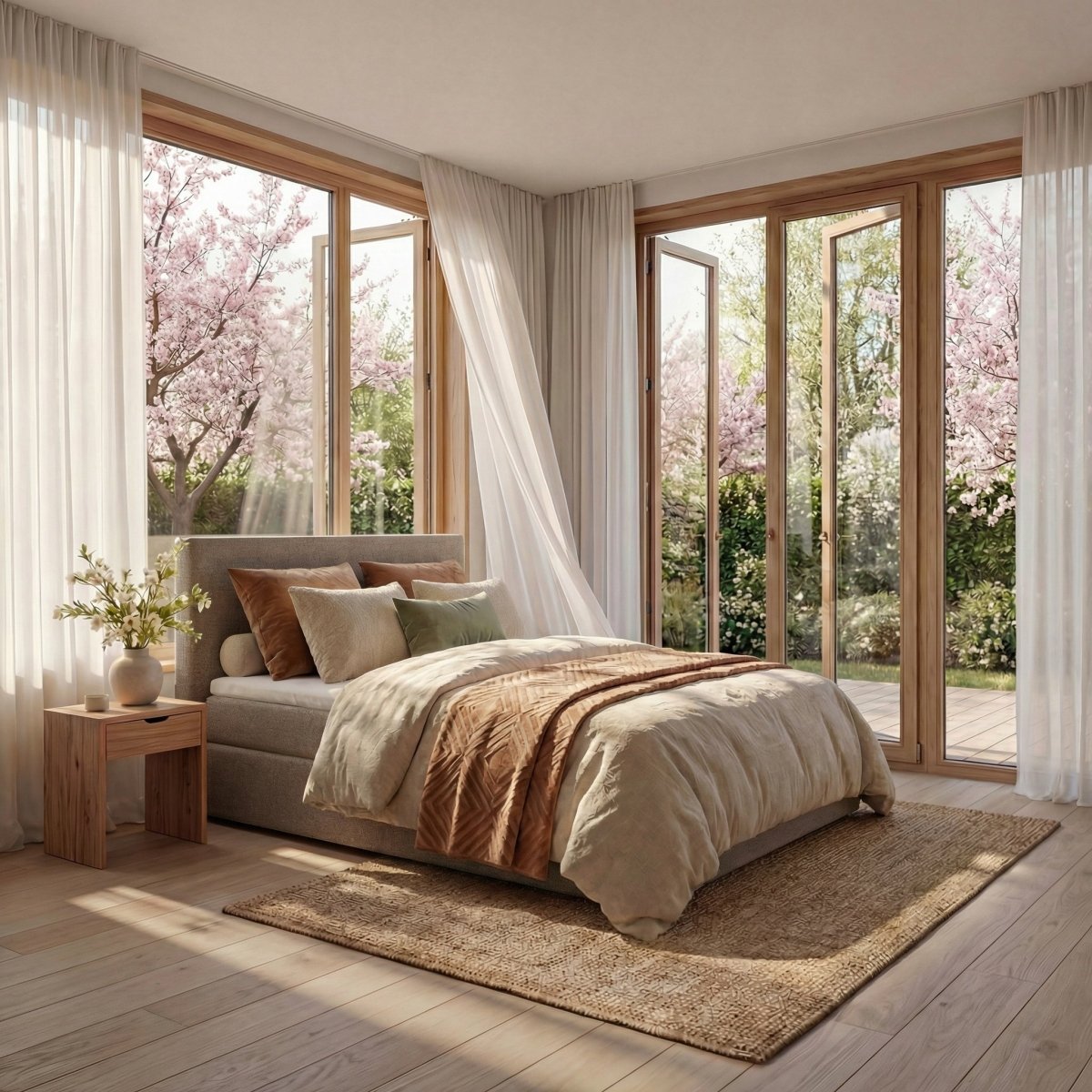 Mörgenn Boxspring Lounge - Pocketvering - Luxe Topper - Alle kleuren - Alle maten 80 x 200 Taupe - Mörgenn