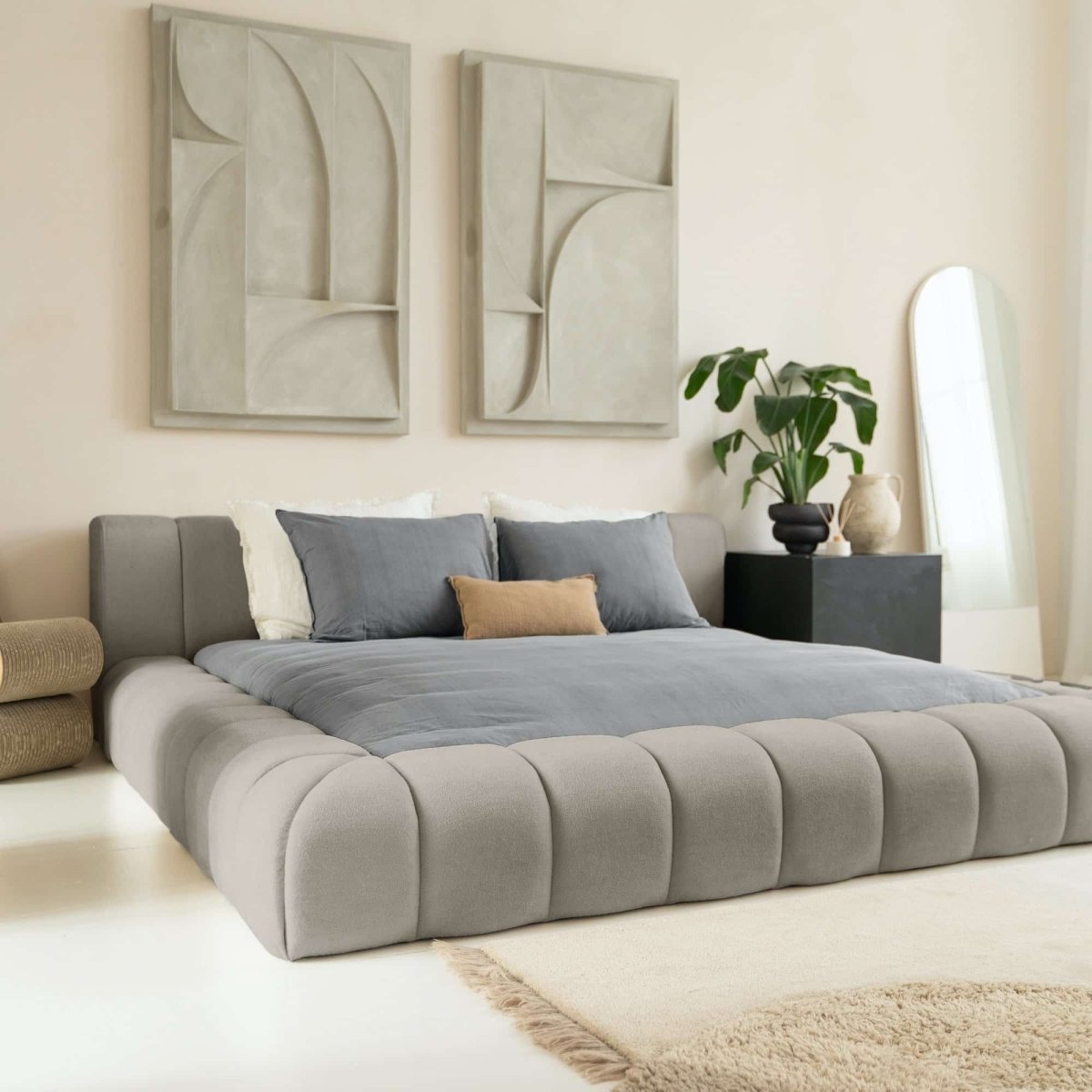 Mörgenn Adore Bed - Met of zonder Matras - Incl. Dekbed en Kussens 160x200 Cappuccino Geen Matras - Mörgenn
