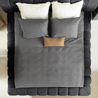 Mörgenn Adore Bed - Met of zonder Matras - Incl. Dekbed en Kussens 160x200 Antraciet Geen Matras - Mörgenn