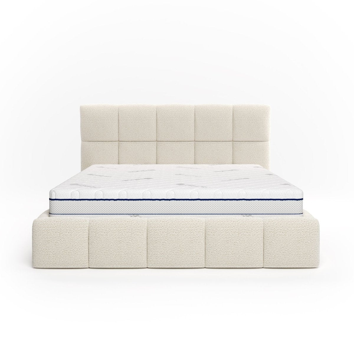 Mörgenn Bed Calma - Luxe bedframe met opbergruimte - Met of zonder matras 140x200 Cream (Anthology 20) Geen matras - Mörgenn