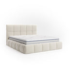 Mörgenn Bed Calma - Luxe ledikant met opbergruimte - Met of zonder matras 160x200 Beige Geen matras - Mörgenn
