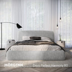 Mörgenn Bed Dune - Luxe ledikant met opbergruimte - Met of zonder matras 140x200 cm Beige (Perfect Harmony 02) Geen matras - Mörgenn