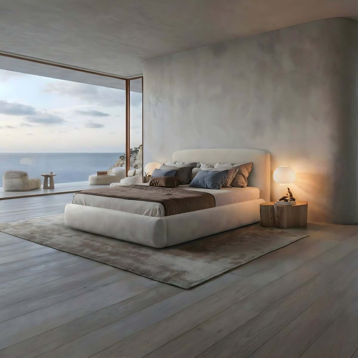 Mörgenn Bed Dune - Luxe ledikant met opbergruimte - Met of zonder matras 160x200 Beige Geen matras - Mörgenn