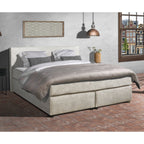 Mörgenn Boxspring Amsterdam - Pocketvering - Inclusief Dekbed en Kussens 80 x 200 Beige - Mörgenn
