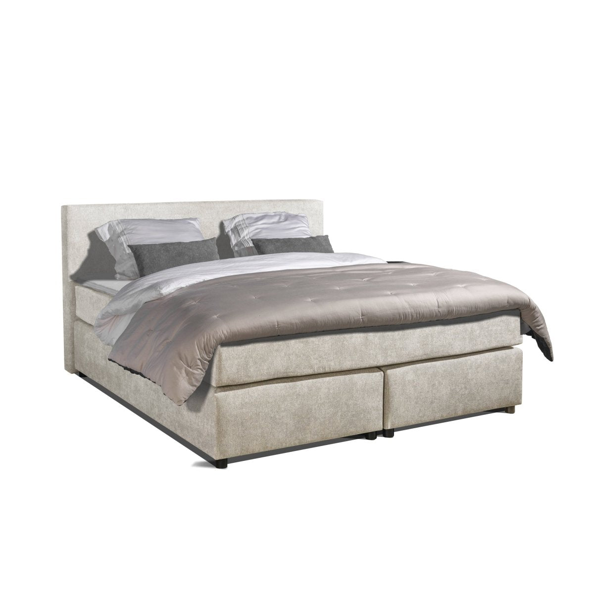 Mörgenn Boxspring Bloemendaal Monza - Pocketvering 90x200 Antraciet - Mörgenn