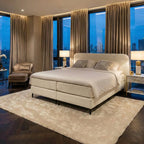 Mörgenn Boxspring Bouclé - Pocketvering - Luxe Curvy Hoofdbord 90x200 Lichtbeige (Now or Never 02) - Mörgenn