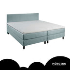 Mörgenn Boxspring Comforta - Pocketvering - Incl. Dekbed & Kussens 80 x 200 Antraciet - Mörgenn