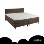Mörgenn Boxspring Comforta - Pocketvering - Incl. Dekbed & Kussens 80 x 200 Antraciet - Mörgenn