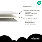 Mörgenn Boxspring Comforta - Pocketvering - Incl. Dekbed & Kussens 80 x 200 Antraciet - Mörgenn