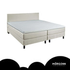 Mörgenn Boxspring Comforta - Pocketvering - Incl. Dekbed & Kussens 80 x 200 Antraciet - Mörgenn