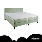 Mörgenn Boxspring Comforta - Pocketvering - Incl. Dekbed & Kussens 80 x 200 Antraciet - Mörgenn