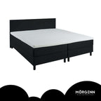 Mörgenn Boxspring Comforta - Pocketvering - Incl. Dekbed & Kussens 80 x 200 Antraciet - Mörgenn