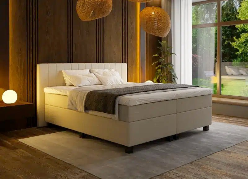 Mörgenn Boxspring Douze - Pocketvering + Dekbed en Kussens 80 x 200 Antractiet - Mörgenn