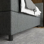 Mörgenn Boxspring Horizon - Pocketvering - Incl. Dekbed en Kussens 80 x 200 Zwart - Mörgenn