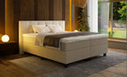 Mörgenn Boxspring Madrid - Pocketvering - Incl. Dekbed en Kussens 80 x 200 Beige - Mörgenn