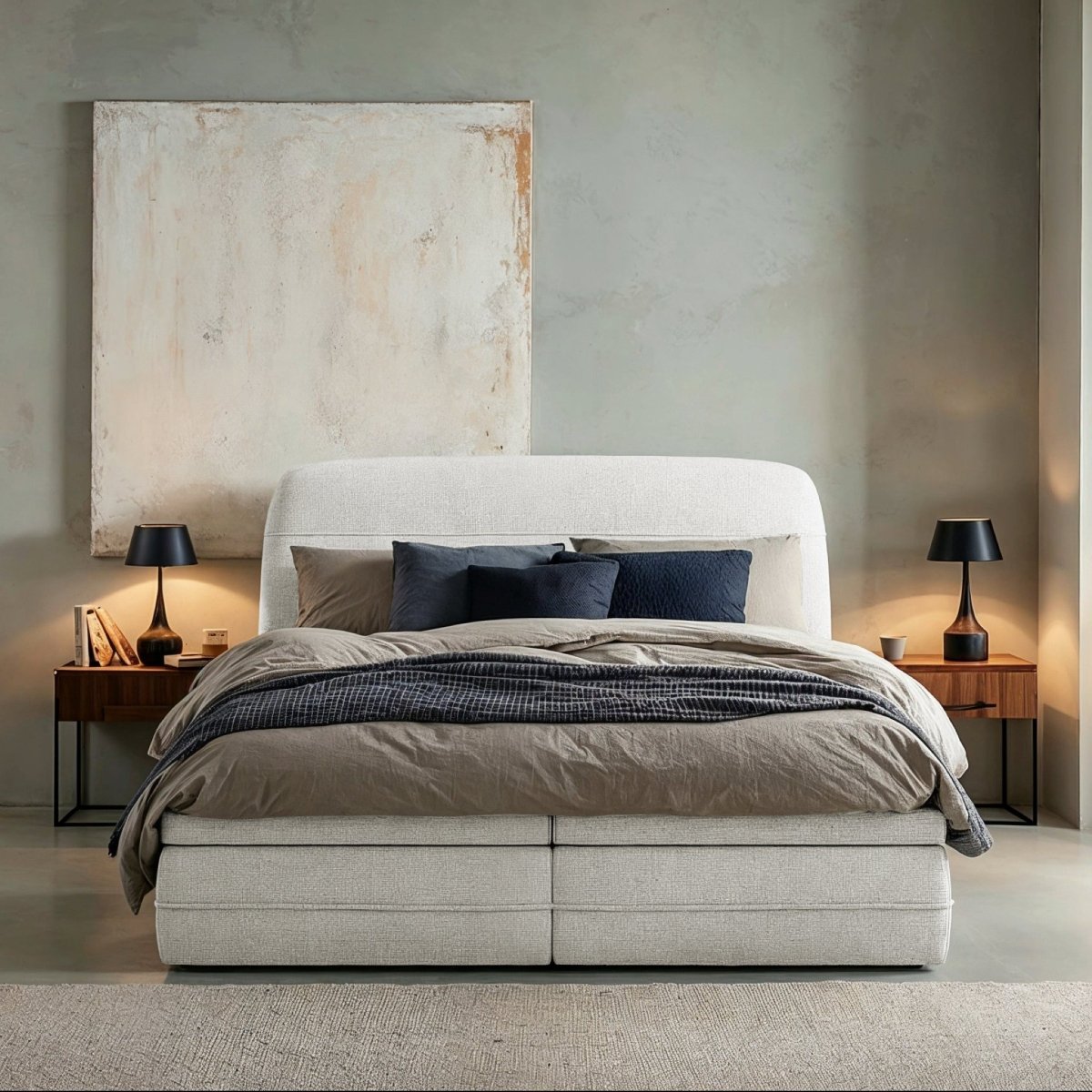 Mörgenn Boxspring met Opbergruimte Nordic 140x200 cm Zonder Matras - Mörgenn