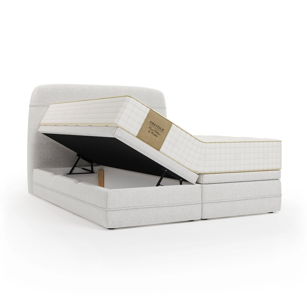 Mörgenn Boxspring met Opbergruimte Nordic 140x200 cm Zonder Matras - Mörgenn