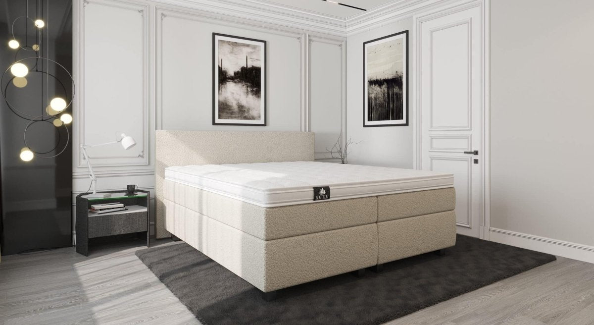 Mörgenn Boxspring Valk Suite - Pocketvering - Luxe Topper 80 x 200 Antraciet - Mörgenn