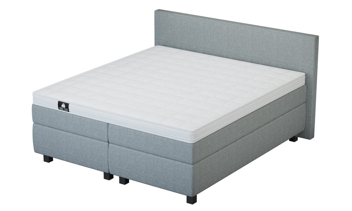 Mörgenn Boxspring Valk Suite - Pocketvering - Luxe Topper 80 x 200 Antraciet - Mörgenn