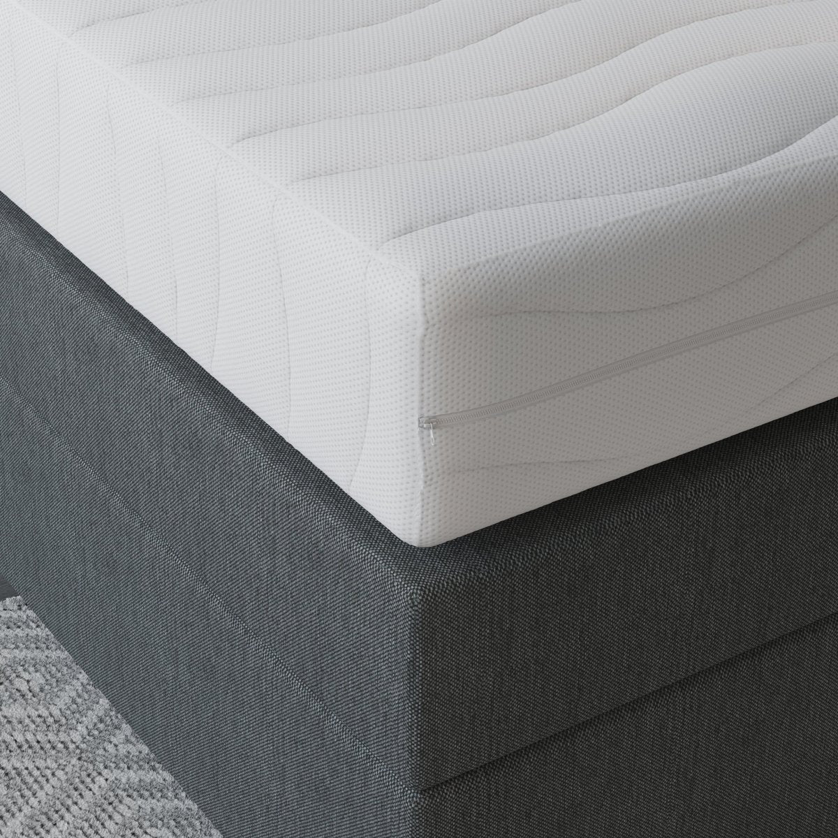 Mörgenn Cambridge Matras - Pocketvering + Hybride Schuim Matras - 3D Band - Medium Ligcomfort - 20cm dik 70 x 200 - Mörgenn