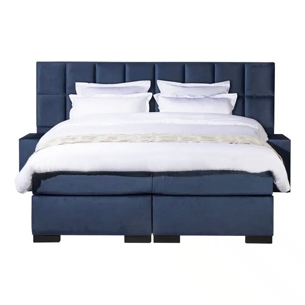 Mörgenn Carré Deluxe Boxspring - Pocketvering - Diverse kleuren & maten - Inclusief Dekbed en Kussens 140 x 200 - Mörgenn