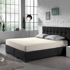 Mörgenn Dubbel Jersey Hoeslakens - 220 gr. - Luxe Hotelkwaliteit - Hoekhoogte 40cm 80 - 90 - 100 x 200 - 220 cm Crème - Mörgenn