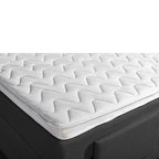 Mörgenn Elektrische Boxspring LUXA - Pocketvering - Inclusief Montage + Dekbed en Kussens 90 x 200 Beige - Mörgenn