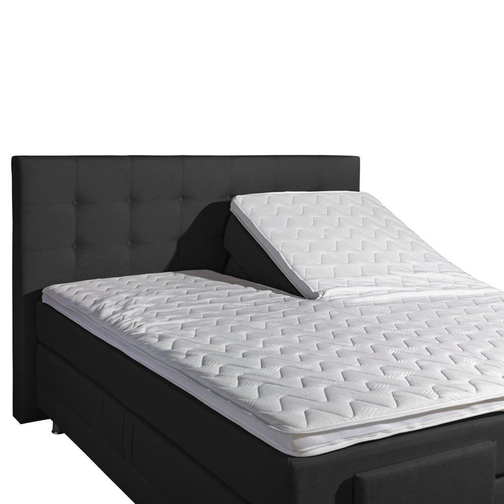 Mörgenn Elektrische Boxspring LUXA - Pocketvering - Inclusief Montage + Dekbed en Kussens 90 x 200 Beige - Mörgenn