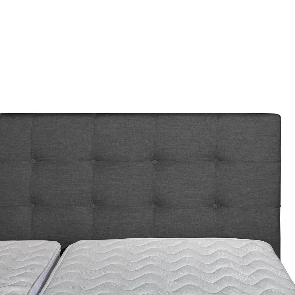 Mörgenn Elektrische Boxspring LUXA - Pocketvering - Inclusief Montage + Dekbed en Kussens 90 x 200 Beige - Mörgenn